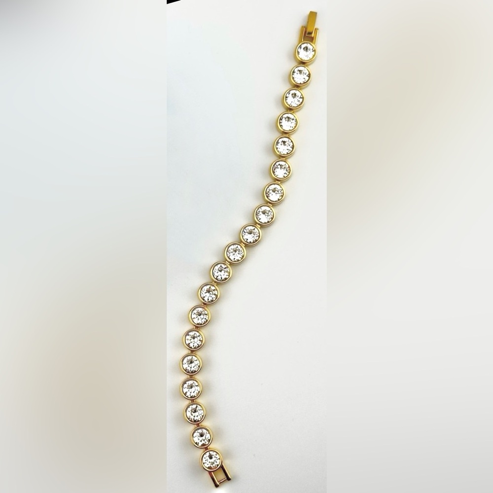 Golden Crystal Ice Bracelet 
Touchstone Crystal by Swarovski